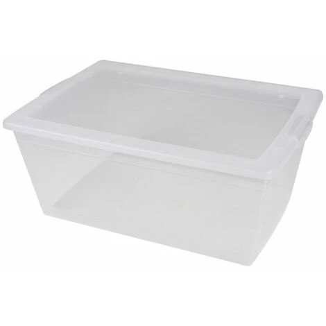 Paris Prix - Boîte De Rangement "clip Store" 15l Transparent 3 Paris Prix - Boîte De Rangement "clip Store" 15l Transparent