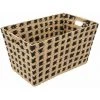 FIVE SIMPLY SMART Panier De Rangement "Terre Inconnue" 30x55cm Beige -Petit rangement Soldes Magasin 57080426 1
