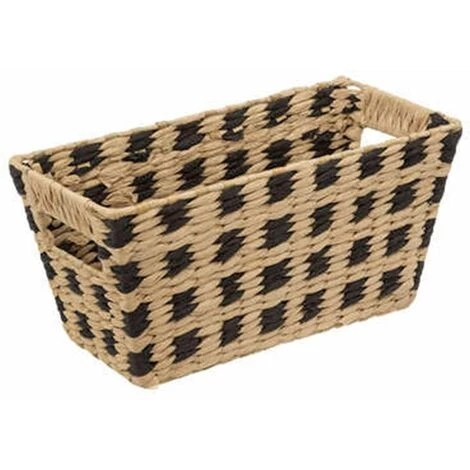 FIVE SIMPLY SMART Panier De Rangement "Terre Inconnue" 15x31cm Beige 3 FIVE SIMPLY SMART Panier De Rangement "Terre Inconnue" 15x31cm Beige