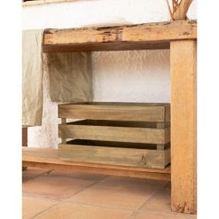 DECOWOOD Boîte Grande Verd -Petit rangement Soldes Magasin 57568300 2