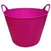 BRICODISCOUNT Panier Souple Plastique Rose 42l -Petit rangement Soldes Magasin 57635618 1