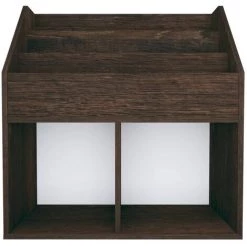 TRUE DEAL Porte-revue Pour Enfants Chêne Fumé 71x30x78,5 Cm Aggloméré 10 TRUE DEAL Porte-revue Pour Enfants Chêne Fumé 71x30x78,5 Cm Aggloméré -Petit rangement Soldes Magasin 57841190 4