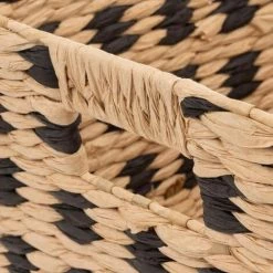 AUTRES Panier De Rangement - Marron - Papier Et Fer - L. 31 X P. 15 X H. 31 Cm -Petit rangement Soldes Magasin 57866225 2