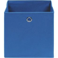 INLIFE Boîtes De Rangement 10 Pcs Bleu 32x32x32 Cm Tissu 9 INLIFE Boîtes De Rangement 10 Pcs Bleu 32x32x32 Cm Tissu -Petit rangement Soldes Magasin 57884107 3