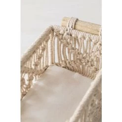 Panier De Rangement En Macramé Farid SKLUM Coton - ↑8 Cm -Petit rangement Soldes Magasin 58223097 5