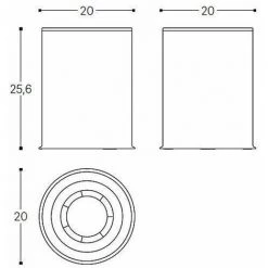 Corbeille De Salle De Bain à Poser Au Sol En Inox Peint De La Collection 'Architecte S+' Par Cosmic - Noir Satiné -Petit rangement Soldes Magasin 58236093 3
