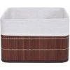 DéCOSHOP26 Panier De Rangement Stockage En Bamboo Marron - Marron -Petit rangement Soldes Magasin 58237785 1