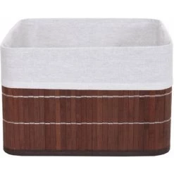 DéCOSHOP26 Panier De Rangement Stockage En Bamboo Marron - Marron