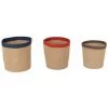 NO-NAME Paniers Bicolores (set De 3) - Naturel 1 NO-NAME Paniers Bicolores (set De 3) - Naturel -Petit rangement Soldes Magasin 58344759 1