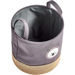 Zeller Present Aufbewahrungskorb Hase Polyester/Jute Grau -Petit rangement Soldes Magasin 58411830 3
