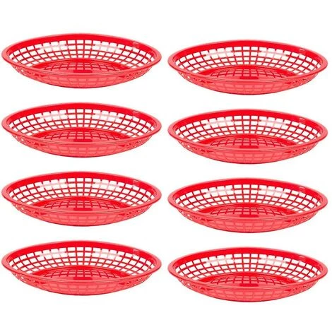 Ensoleillé 32pcs Paniers De Restauration Rapide Paniers De Rangement Parfaits Pour Les Frites, Les Hamburgers, Les Sandwichs 3 Ensoleillé 32pcs Paniers De Restauration Rapide Paniers De Rangement Parfaits Pour Les Frites, Les Hamburgers, Les Sandwichs