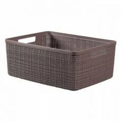 CURVER Paniere En Jute - Rectangulaire M - 12 L - 100% Recyclé