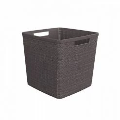 CURVER Paniere En Jute - Cube - 17 L - 100% Recyclé
