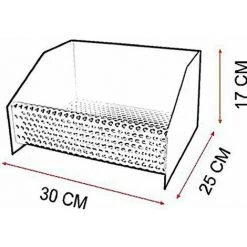 Imex El Zorro 71416 Panier Brûleur à Granulés-30 X 25 X 17 Cm