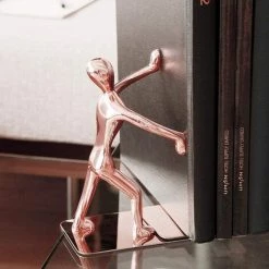 ENLENK Serre-livres Créatifs, 1 Paire De Serre-livres En Acier Inoxydable Pour La Décoration De Table à La Maison Scolaire 9 ENLENK Serre-livres Créatifs, 1 Paire De Serre-livres En Acier Inoxydable Pour La Décoration De Table à La Maison Scolaire -Petit rangement Soldes Magasin 59039353 3