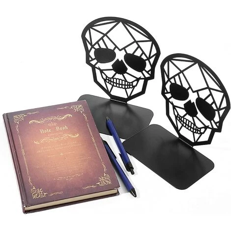 ENLENK Serre-livres, Serre-livres En Métal, Serre-livres Pour Enfants, Bureau, école, Salon, Librairie Et Bibliothèque 1 Paire (noir) 7 ENLENK Serre-livres, Serre-livres En Métal, Serre-livres Pour Enfants, Bureau, école, Salon, Librairie Et Bibliothèque 1 Paire (noir) – Image 5