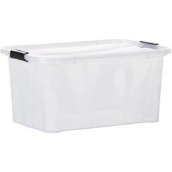 INLIFE Boîtes De Rangement Avec Couvercles 2 Pcs Transparent 14 L 10 INLIFE Boîtes De Rangement Avec Couvercles 2 Pcs Transparent 14 L -Petit rangement Soldes Magasin 59172176 4