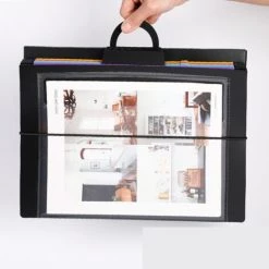 ROSIER Trieur Mural Porte Revue A4 Présentoir Mural Composé De 6 Positions Pliable En Plastique 26.5*90*0.8cm——VEBTles 10 ROSIER Trieur Mural Porte Revue A4 Présentoir Mural Composé De 6 Positions Pliable En Plastique 26.5*90*0.8cm——VEBTles -Petit rangement Soldes Magasin 59281553 4