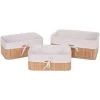 DéCOSHOP26 Lot De 3 Paniers De Rangement Salle De Bain En Bamboo Couleurs Naturelles - Noir -Petit rangement Soldes Magasin 59282378 1