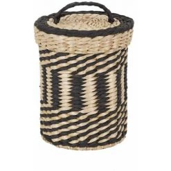 Paris Prix - Lot De 2 Paniers De Rangement "mirage" 40cm Noir 9 Paris Prix - Lot De 2 Paniers De Rangement "mirage" 40cm Noir -Petit rangement Soldes Magasin 59287607 3