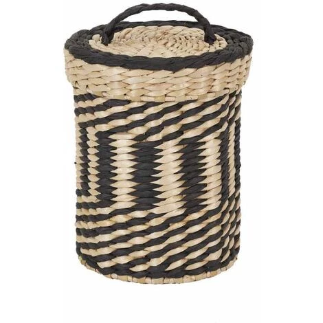 Paris Prix - Lot De 2 Paniers De Rangement "mirage" 40cm Noir 5 Paris Prix - Lot De 2 Paniers De Rangement "mirage" 40cm Noir – Image 3