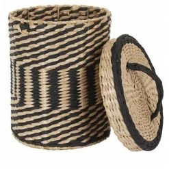 Paris Prix - Lot De 2 Paniers De Rangement "mirage" 40cm Noir 10 Paris Prix - Lot De 2 Paniers De Rangement "mirage" 40cm Noir -Petit rangement Soldes Magasin 59287607 4