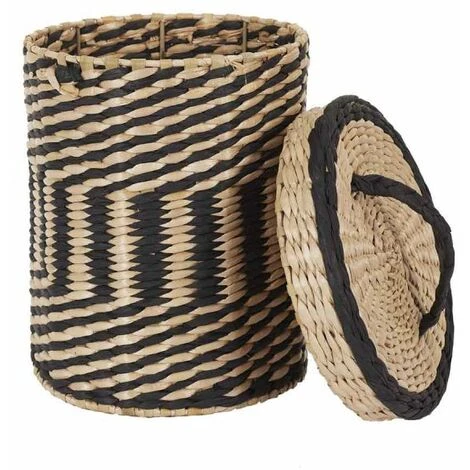 Paris Prix - Lot De 2 Paniers De Rangement "mirage" 40cm Noir 6 Paris Prix - Lot De 2 Paniers De Rangement "mirage" 40cm Noir – Image 4