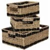 Paris Prix - Lot De 3 Paniers De Rangement "mirage" 35cm Noir 2 Paris Prix - Lot De 3 Paniers De Rangement "mirage" 35cm Noir -Petit rangement Soldes Magasin 59287877 1