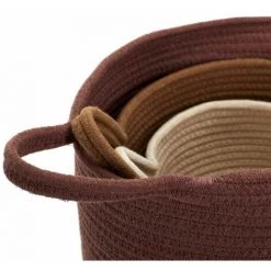 Paris Prix - Lot De 3 Paniers De Rangement "patio" 45cm Multicolore -Petit rangement Soldes Magasin 59288095 5