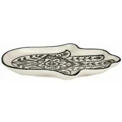 Paris Prix - Vide Poche Main En Céramique "mirage" 11cm Noir -Petit rangement Soldes Magasin 59288370 2