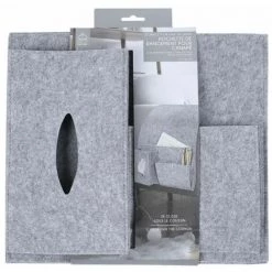 Paris Prix - Pochette De Rangement "canapé" 24cm Gris -Petit rangement Soldes Magasin 59288564 3