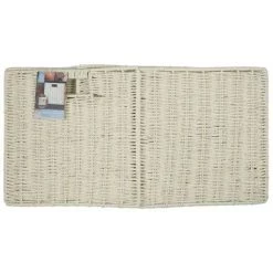 Paris Prix - Boîte De Rangement Pliable "tressée" 30x30cm Naturel -Petit rangement Soldes Magasin 59288974 5