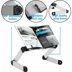 LTS FAFA Support De Livre Réglable, Hauteur Et Angle Réglables, Support De Livre Ergonomique Avec Trombones Pour Grands Livres Scolaires, Livres De Musique, Tablette, Recettes De Cuisine 9 LTS FAFA Support De Livre Réglable, Hauteur Et Angle Réglables, Support De Livre Ergonomique Avec Trombones Pour Grands Livres Scolaires, Livres De Musique, Tablette, Recettes De Cuisine -Petit rangement Soldes Magasin 59304690 3