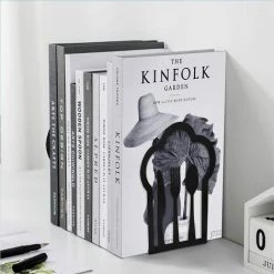 CATHERINE 1 Paire De Serre-livres Décoratifs En Métal Pour Livres De Cuisine, Fourchette, Couteau, Cuillère, Livre De Cuisine, Support De Livre De Cuisine, Cadeau De Pendaison De Crémaillère -Petit rangement Soldes Magasin 59463314 3