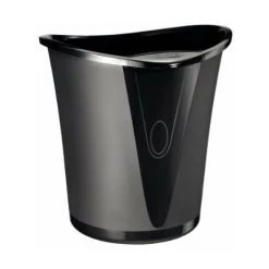 LEITZ ALLURA CORBEILLE À PAPIER EN POLYPROPYLÈNE 18 L 100% RECYCLABLE NOIR