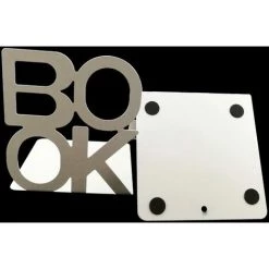 TINOR Serre-livres Antidérapants En Forme De Livre Pour La Maison, Le Bureau, La Cuisine (blanc) -Petit rangement Soldes Magasin 59684198 3