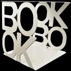 TINOR Serre-livres Antidérapants En Forme De Livre Pour La Maison, Le Bureau, La Cuisine (blanc) -Petit rangement Soldes Magasin 59684198 4