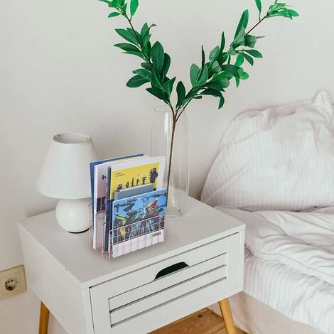 TINOR Trieuse De Courrier à 3 Fentes En Fil Métallique, Porte-revue Fichier Journaux Documents Bureau Étagère De Rangement Organisateur (Or Rose) 7 TINOR Trieuse De Courrier à 3 Fentes En Fil Métallique, Porte-revue Fichier Journaux Documents Bureau Étagère De Rangement Organisateur (Or Rose) – Image 5