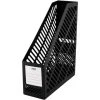 TINOR Porte-revues | Porte Revue Bureau | Classeurs à Revues | Rangement Papier Vertical | Pour Le Rangement Ordonné De Documents, Cahiers Et Dossiers Jusqu'au Format A4 - C4 Largeur: 90 Mm Noir -Petit rangement Soldes Magasin 59684424 1