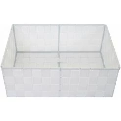 DéCOSHOP26 Set De 4 Paniers De Rangement Salle De Bain Blanc - Blante -Petit rangement Soldes Magasin 59813386 5