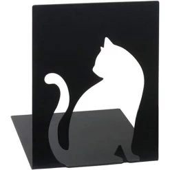 DKSFJKL Lot De 2 Serre-Livres En Métal Avec Motif De Chat -Petit rangement Soldes Magasin 59850454 4