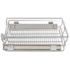 NOVA 2nd PCS Paniers De Réseau Coulissant Avec Diverses Pistes Extensibles En Argent Taille : 500 Mm -Petit rangement Soldes Magasin 59981216 5