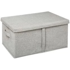 Five - Boîte De Rangement Avec Couvercle 50 X 31 X 25 Cm - Beige