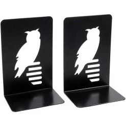 Fei Yu Owl Serre-livres En Métal Antidérapant Robuste