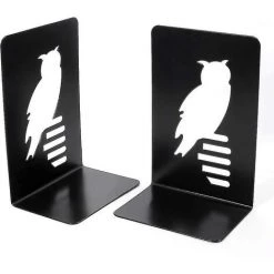 Fei Yu Owl Serre-livres En Métal Antidérapant Robuste -Petit rangement Soldes Magasin 60056257 3