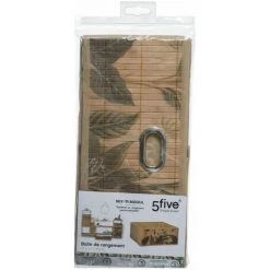 FIVE SIMPLY SMART Boîte De Rangement Print Tropical En Bambou Et Tissu - Longueur/Largeur 31 Hauteur 14,5cm - Marron 5 FIVE SIMPLY SMART Boîte De Rangement Print Tropical En Bambou Et Tissu - Longueur/Largeur 31 Hauteur 14,5cm - Marron -Petit rangement Soldes Magasin 60079255 2