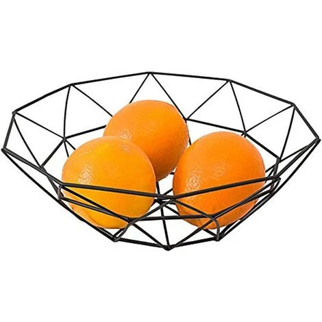 FVBJD Panier De Fruit, Corbeille à Fruits De Style Simple En Fer, Multifonctionnel Fruit Légumes Panier Bol De Fruits, Maison Cuisine Fruit Assiette Decoration 3 FVBJD Panier De Fruit, Corbeille à Fruits De Style Simple En Fer, Multifonctionnel Fruit Légumes Panier Bol De Fruits, Maison Cuisine Fruit Assiette Decoration