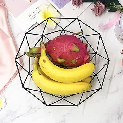 FVBJD Panier De Fruit, Corbeille à Fruits De Style Simple En Fer, Multifonctionnel Fruit Légumes Panier Bol De Fruits, Maison Cuisine Fruit Assiette Decoration 5 FVBJD Panier De Fruit, Corbeille à Fruits De Style Simple En Fer, Multifonctionnel Fruit Légumes Panier Bol De Fruits, Maison Cuisine Fruit Assiette Decoration – Image 3