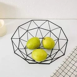 FVBJD Panier De Fruit, Corbeille à Fruits De Style Simple En Fer, Multifonctionnel Fruit Légumes Panier Bol De Fruits, Maison Cuisine Fruit Assiette Decoration 10 FVBJD Panier De Fruit, Corbeille à Fruits De Style Simple En Fer, Multifonctionnel Fruit Légumes Panier Bol De Fruits, Maison Cuisine Fruit Assiette Decoration -Petit rangement Soldes Magasin 60105050 4