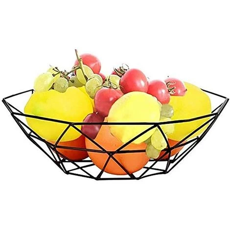 FVBJD Panier De Fruit, Corbeille à Fruits De Style Simple En Fer, Multifonctionnel Fruit Légumes Panier Bol De Fruits, Maison Cuisine Fruit Assiette Decoration 7 FVBJD Panier De Fruit, Corbeille à Fruits De Style Simple En Fer, Multifonctionnel Fruit Légumes Panier Bol De Fruits, Maison Cuisine Fruit Assiette Decoration – Image 5